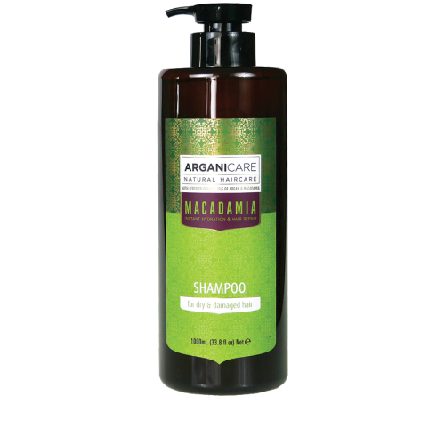 Arganicare Macadamia Szampon do suchych i zniszczonych włosów 1000 ml