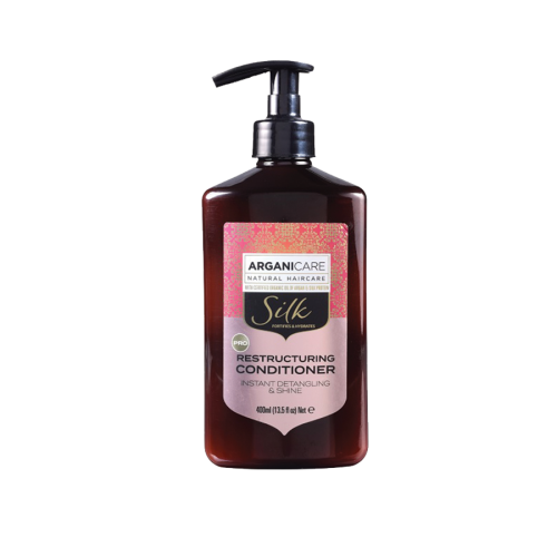 Arganicare Silk Odżywka rozplątująca włosy z jedwabiem 400 ml