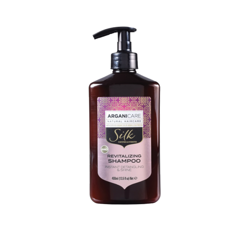 Arganicare Silk Szampon rozplątujący włosy z jedwabiem 400 ml