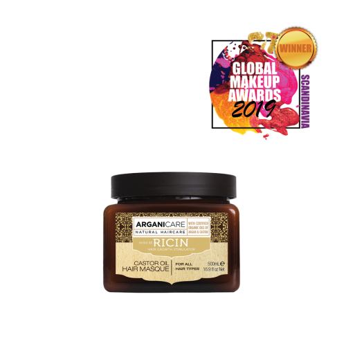 Arganicare Castor Oil Maska stymulująca porost włosów 500 ml