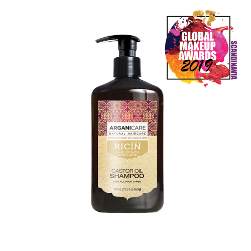 Arganicare Castor Oil Szampon stymulujący porost włosów 400 ml