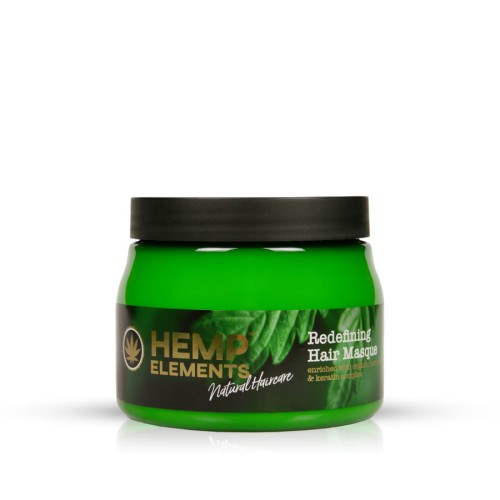 Hemp Elements Redefining Hair Masque - Maska do włosów kręconych z olejem konopnym 500 ml