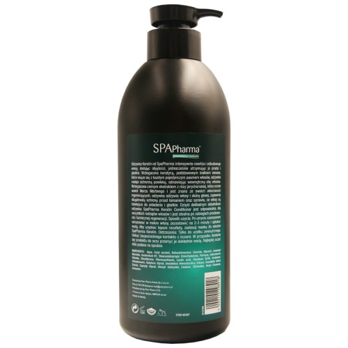 Spa Pharma Keratin Conditioner 1000ml Rose Jericho 7290115298918 tył.jpg