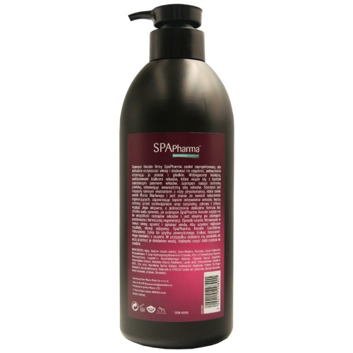 Spa Pharma Keratin Shampoo 1000ml Rose of Jericho 7290115298901 tył.jpg
