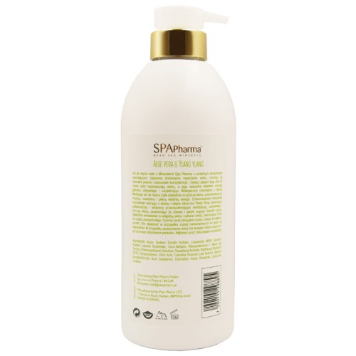 Spa Pharma Aloe Vara&Ylang Ylang Moist BodyWash 1l 7290115298895 tył.jpg