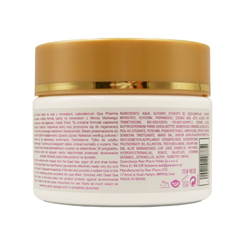 Spa Pharma Pure Angel Mineral Body Butter 350 ml 7290115298772 tył.jpg