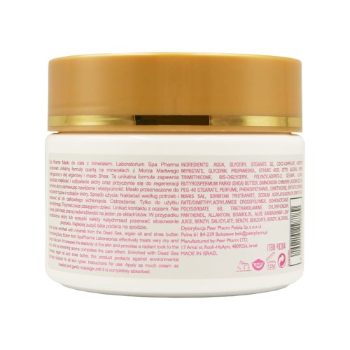 Spa Pharma Romance Mineral Body Butter 350 ml 7290115298789 tył.jpg