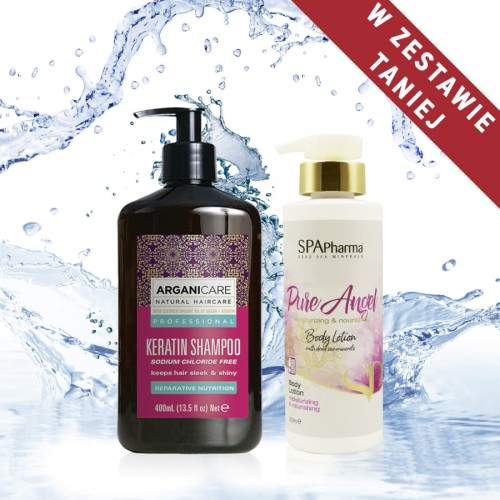 Zestaw Super Cena Szampon keratynowy + Lotion do ciała