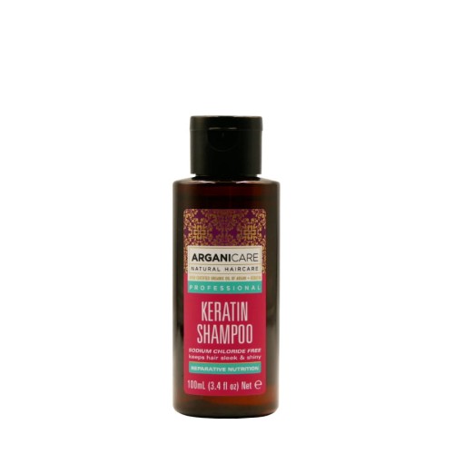 Arganicare Keratin Szampon do włosów z keratyną 100 ml mini