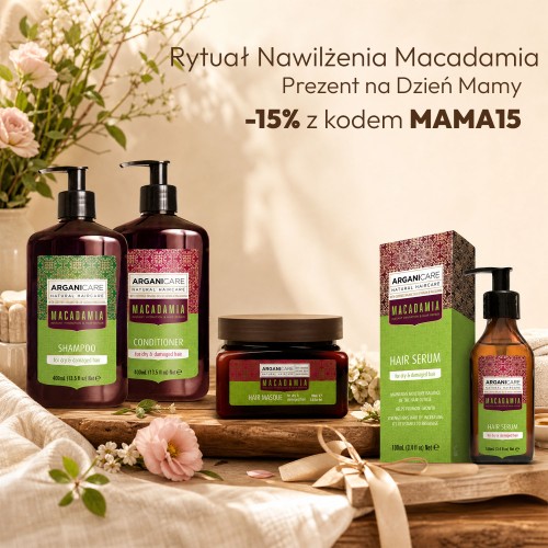 Arganicare Macadamia — Rytuał Intensywnego Nawilżenia włosów