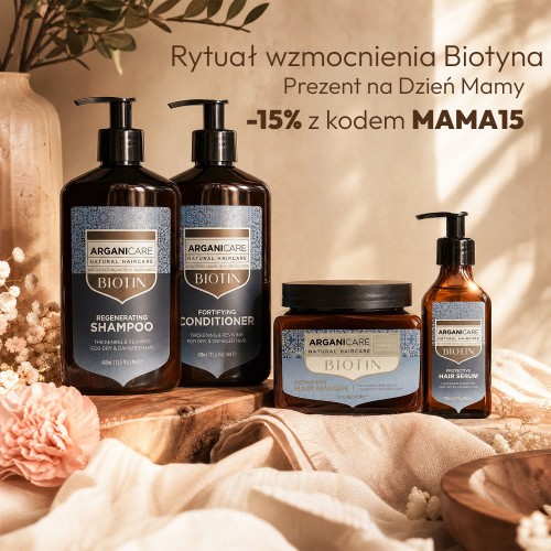 Arganicare Biotin — Rytuał Wzmocnienia i Gęstości włosów